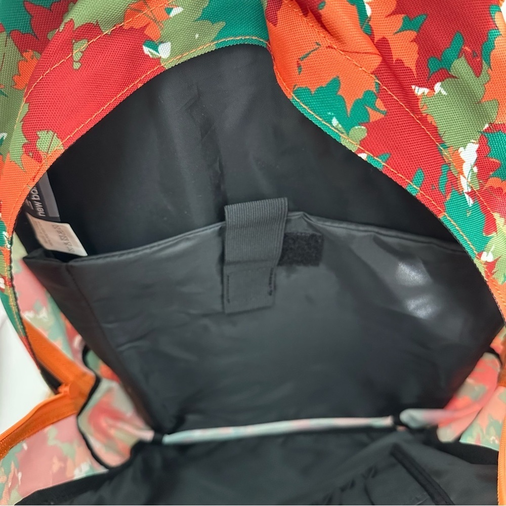 New Balance X Cross Country Backpack Outdoors Hiking Travel Orange Camo NBXC - Picture 12 of 14